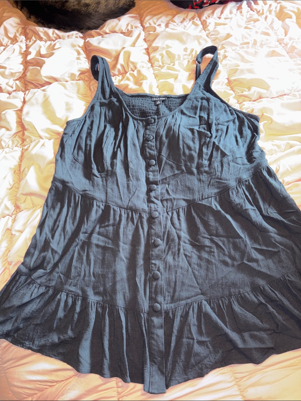 Torrid Blouse 2X Plus Size Tank Top Black
